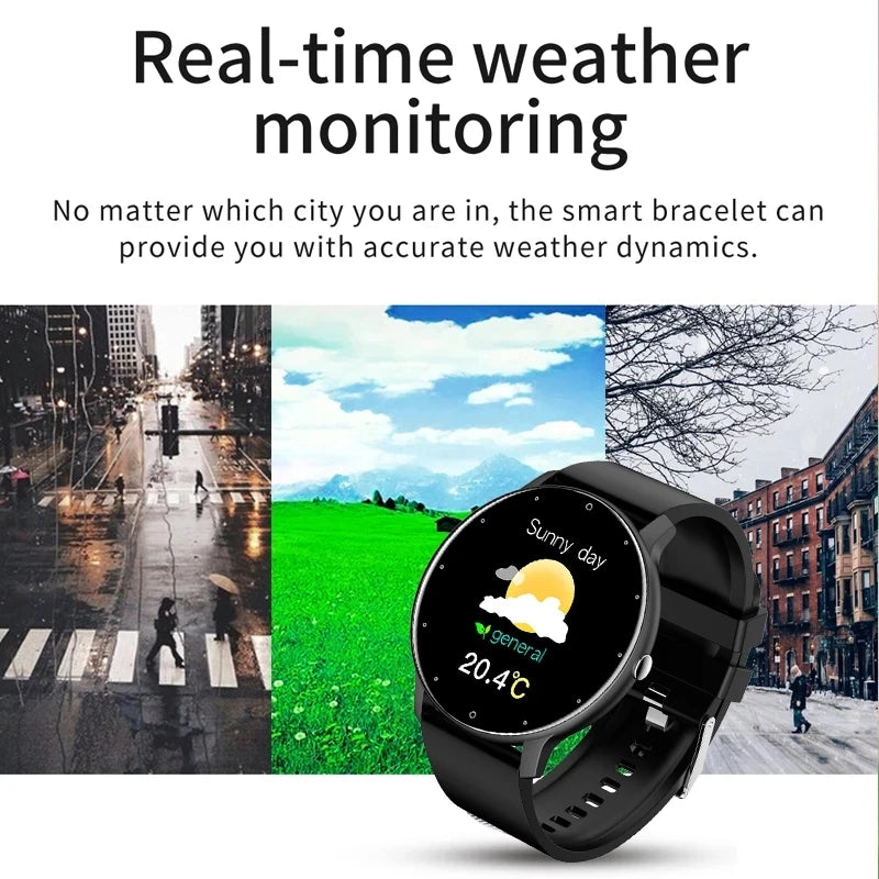 LIGE Unisex Smart Watch | Elegant Design, Comprehensive Health Monitor & Bluetooth 5.0