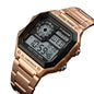 Luxury Unisex Digital Sport Watch | Shock-Resistant, Hardened Acrylic Crystal & Complete Calendar