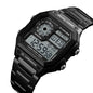 Luxury Unisex Digital Sport Watch | Shock-Resistant, Hardened Acrylic Crystal & Complete Calendar
