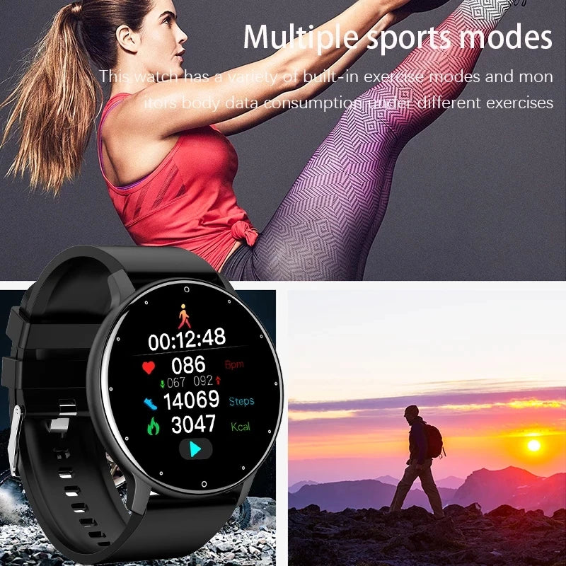 LIGE Unisex Smart Watch | Elegant Design, Comprehensive Health Monitor & Bluetooth 5.0