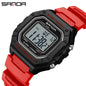 SANDA Premium Sport Watch | 5ATM, High-Impact Resin & Luminous Display
