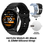 HAYLOU Watch 4S GPS Smartwatch - 1.43" AMOLED Display, 5-Satellite GPS, Bluetooth Calling, 18-Day Battery Life