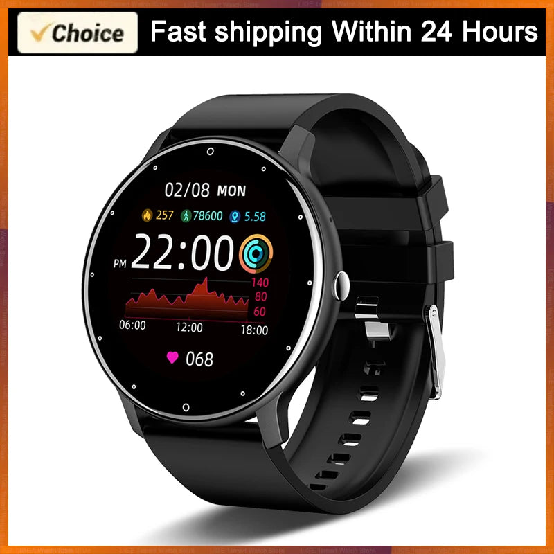 LIGE Unisex Smart Watch | Elegant Design, Comprehensive Health Monitor & Bluetooth 5.0