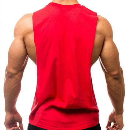 Men's Athletic Cotton Tank Top | Gym Workout Sleeveless Shirt, Moisture-Wicking