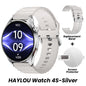 HAYLOU Watch 4S GPS Smartwatch - 1.43" AMOLED Display, 5-Satellite GPS, Bluetooth Calling, 18-Day Battery Life