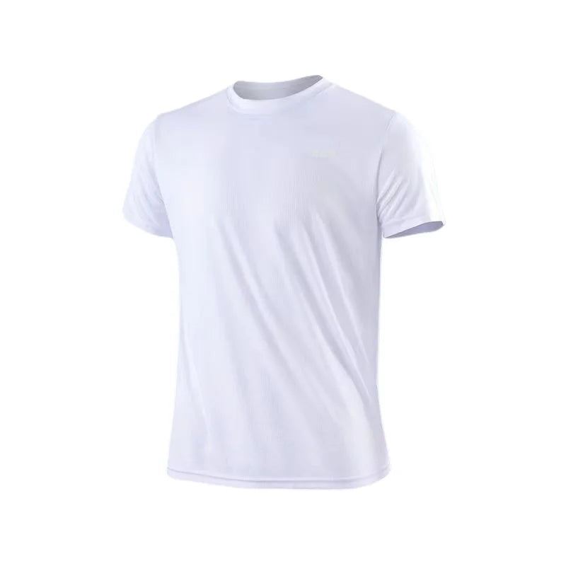 Men's Athletic Dry-Fit T-Shirt | Quick-Dry Polyester Sports Top for Gym, Running & Football