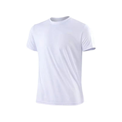 Men's Athletic Dry-Fit T-Shirt | Quick-Dry Polyester Sports Top for Gym, Running & Football