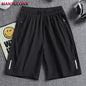 Men's Premium Quick-Dry Athletic Shorts | Elastic Waist, Secure Zipper Pocket & Stretch Fit