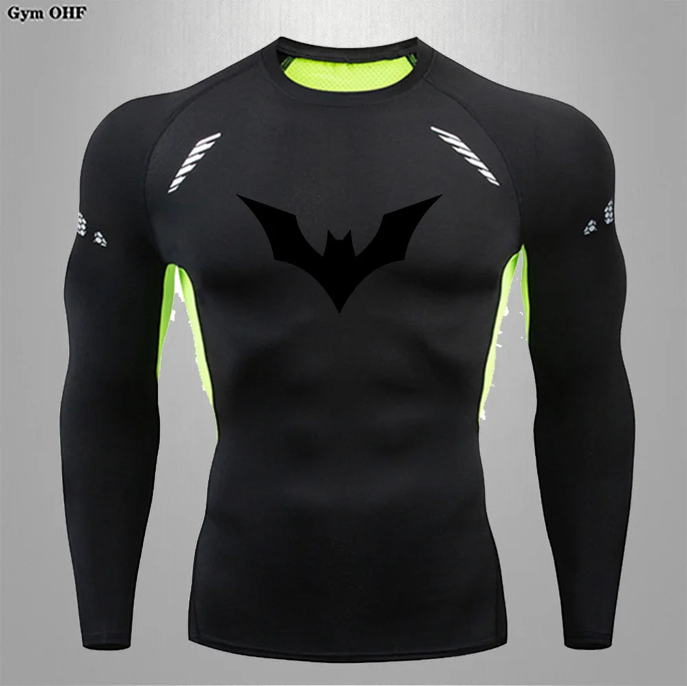 Unisex Athletic Compression Shirt | Breathable Lycra Base Layer, Anti-Sweat Performance Top