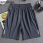 Men's Premium Quick-Dry Athletic Shorts | Elastic Waist, Secure Zipper Pocket & Stretch Fit