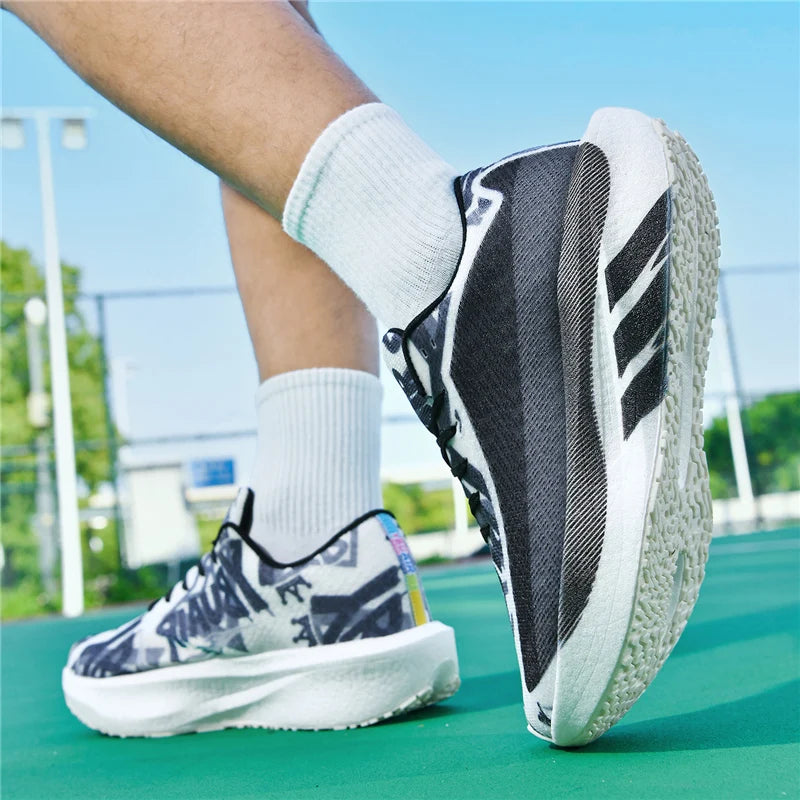 Unisex Half Marathon Running Shoes | Responsive Air Cushion, Easy-Fit Strap & Rubber Sole