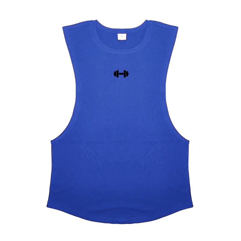 Men's Athletic Cotton Tank Top | Gym Workout Sleeveless Shirt, Moisture-Wicking