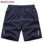 Men's Premium Quick-Dry Athletic Shorts | Elastic Waist, Secure Zipper Pocket & Stretch Fit