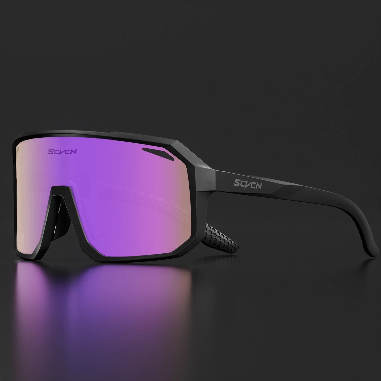 SCVCN Photochromic Cycling Glasses Bike Mountain Bicycle Golf UV400 Sunglasses Sport Protection Glasses for Men Women Baseball