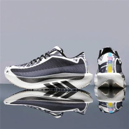 Unisex Half Marathon Running Shoes | Responsive Air Cushion, Easy-Fit Strap & Rubber Sole