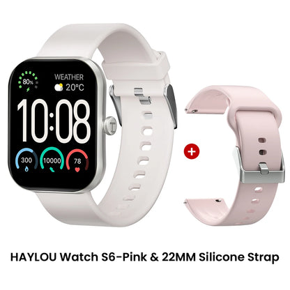 Haylou Watch S6 Smartwatch | 2.01" HD Display, Bluetooth Calling & 127 Sport Modes