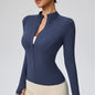 Elegant Athletic Track Jacket for Women | Breathable Quick-Dry Polyester, Anti-Shrink & Snug Fit