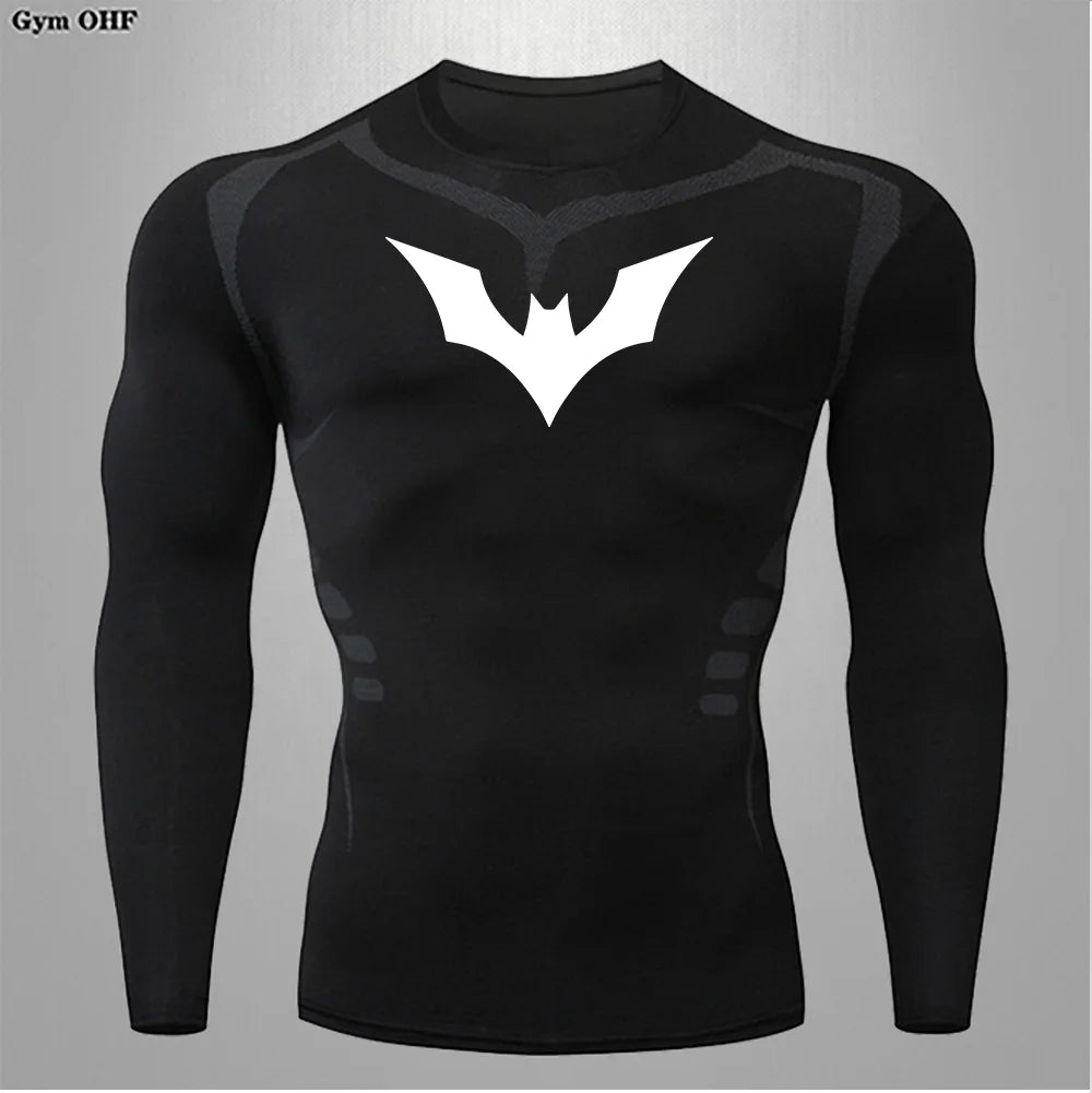 Unisex Athletic Compression Shirt | Breathable Lycra Base Layer, Anti-Sweat Performance Top