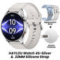 HAYLOU Watch 4S GPS Smartwatch - 1.43" AMOLED Display, 5-Satellite GPS, Bluetooth Calling, 18-Day Battery Life