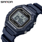 SANDA Premium Sport Watch | 5ATM, High-Impact Resin & Luminous Display