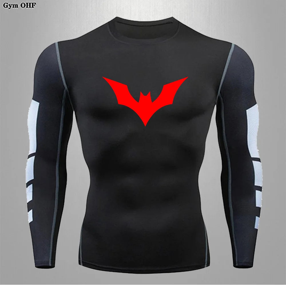 Unisex Athletic Compression Shirt | Breathable Lycra Base Layer, Anti-Sweat Performance Top