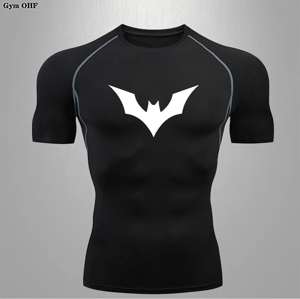 Unisex Athletic Compression Shirt | Breathable Lycra Base Layer, Anti-Sweat Performance Top