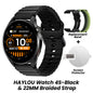 HAYLOU Watch 4S GPS Smartwatch - 1.43" AMOLED Display, 5-Satellite GPS, Bluetooth Calling, 18-Day Battery Life