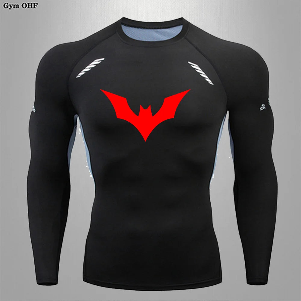 Unisex Athletic Compression Shirt | Breathable Lycra Base Layer, Anti-Sweat Performance Top