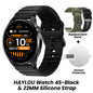 HAYLOU Watch 4S GPS Smartwatch - 1.43" AMOLED Display, 5-Satellite GPS, Bluetooth Calling, 18-Day Battery Life