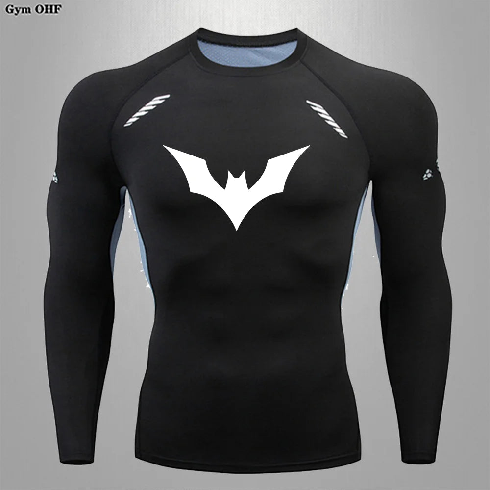Unisex Athletic Compression Shirt | Breathable Lycra Base Layer, Anti-Sweat Performance Top