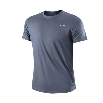 Men's Athletic Dry-Fit T-Shirt | Quick-Dry Polyester Sports Top for Gym, Running & Football