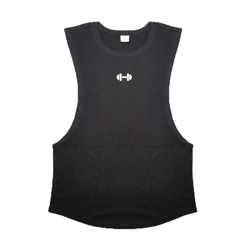 Men's Athletic Cotton Tank Top | Gym Workout Sleeveless Shirt, Moisture-Wicking