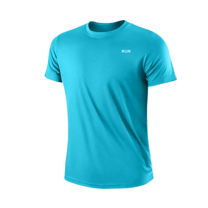 Men's Athletic Dry-Fit T-Shirt | Quick-Dry Polyester Sports Top for Gym, Running & Football