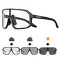 SCVCN Photochromic Cycling Glasses Bike Mountain Bicycle Golf UV400 Sunglasses Sport Protection Glasses for Men Women Baseball