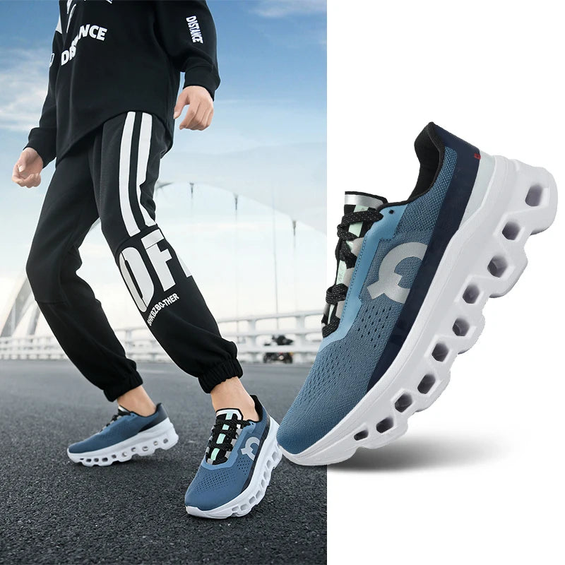 Premium Casual Men's Shoes | Easy-Fit Strap, Breathable Microfiber & Rubber Sole