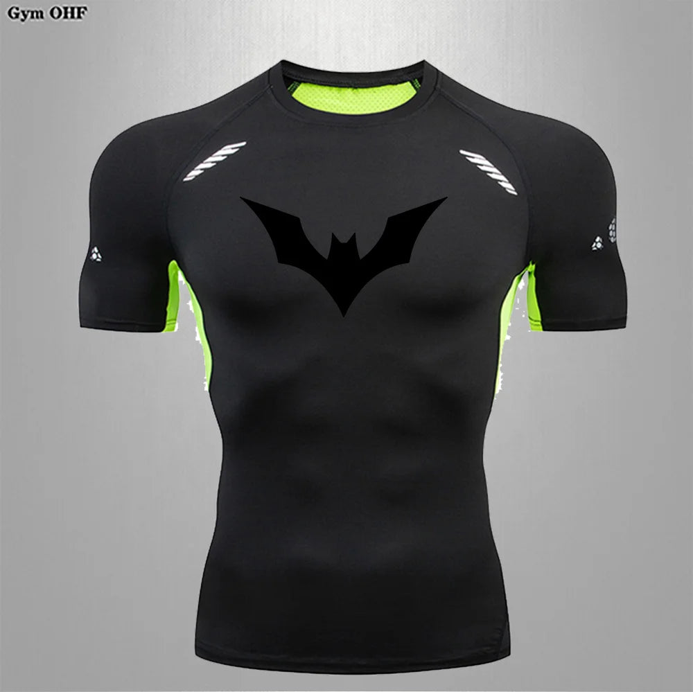 Unisex Athletic Compression Shirt | Breathable Lycra Base Layer, Anti-Sweat Performance Top