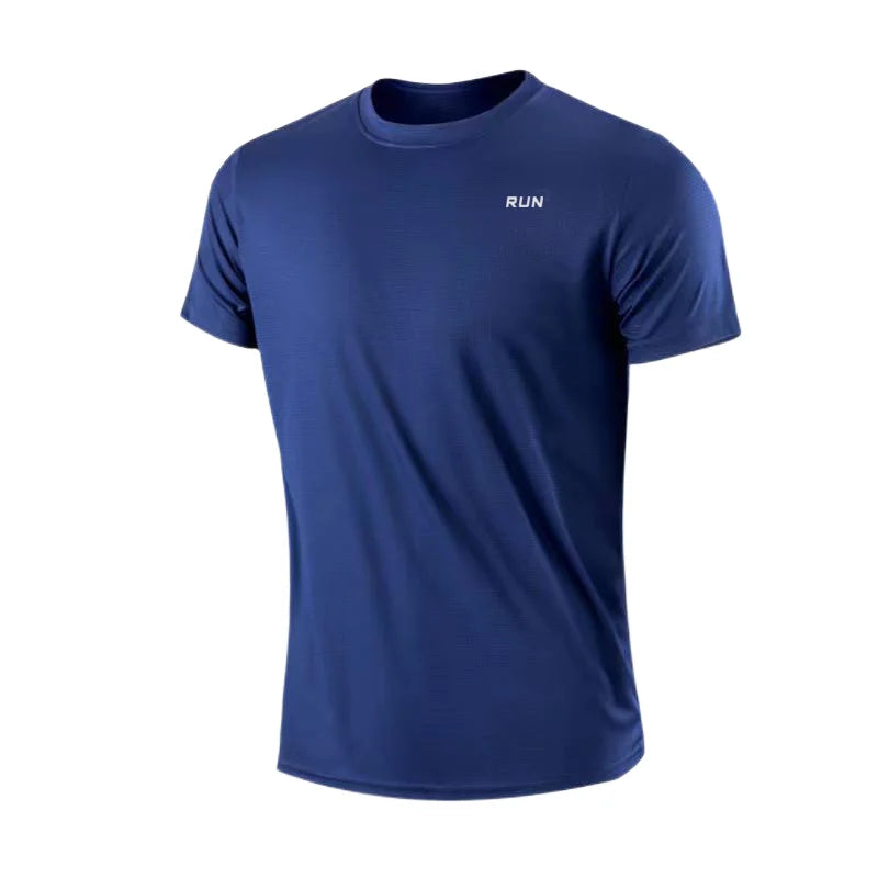 Men's Athletic Dry-Fit T-Shirt | Quick-Dry Polyester Sports Top for Gym, Running & Football