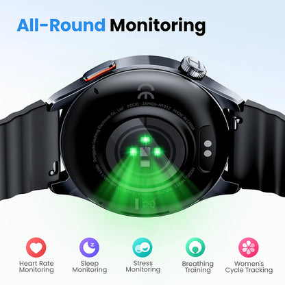 HAYLOU Watch 4S GPS Smartwatch - 1.43" AMOLED Display, 5-Satellite GPS, Bluetooth Calling, 18-Day Battery Life