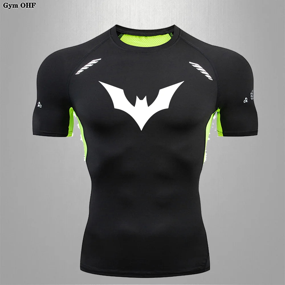 Unisex Athletic Compression Shirt | Breathable Lycra Base Layer, Anti-Sweat Performance Top