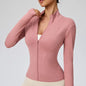 Elegant Athletic Track Jacket for Women | Breathable Quick-Dry Polyester, Anti-Shrink & Snug Fit