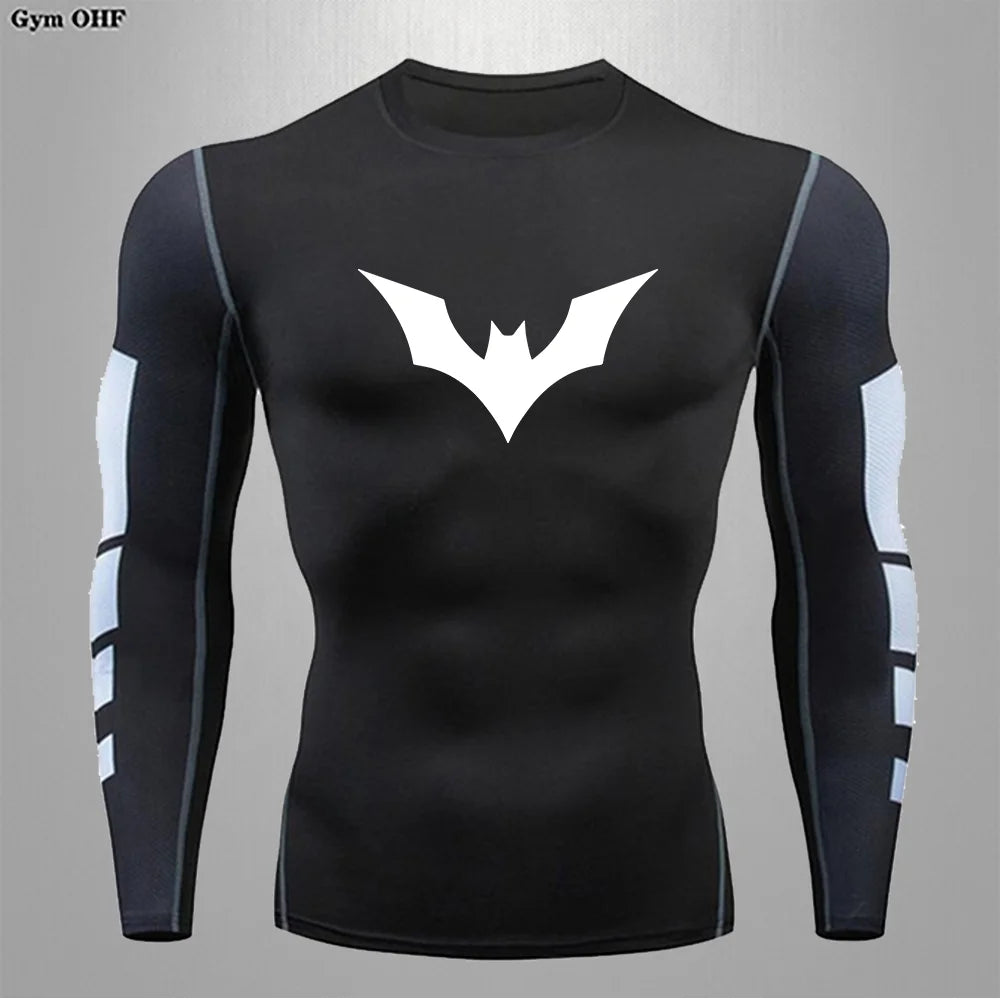 Unisex Athletic Compression Shirt | Breathable Lycra Base Layer, Anti-Sweat Performance Top