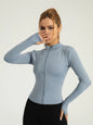 Elegant Athletic Track Jacket for Women | Breathable Quick-Dry Polyester, Anti-Shrink & Snug Fit