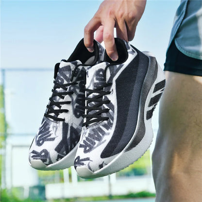 Unisex Half Marathon Running Shoes | Responsive Air Cushion, Easy-Fit Strap & Rubber Sole