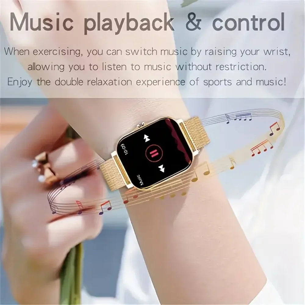 KESHUYOU Smart Watch - Bluetooth Calling and Health Monitor