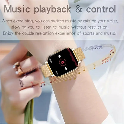 KESHUYOU Smart Watch - Bluetooth Calling and Health Monitor