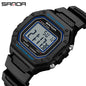 SANDA Premium Sport Watch | 5ATM, High-Impact Resin & Luminous Display