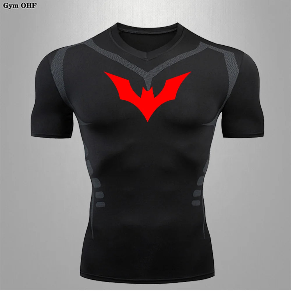 Unisex Athletic Compression Shirt | Breathable Lycra Base Layer, Anti-Sweat Performance Top