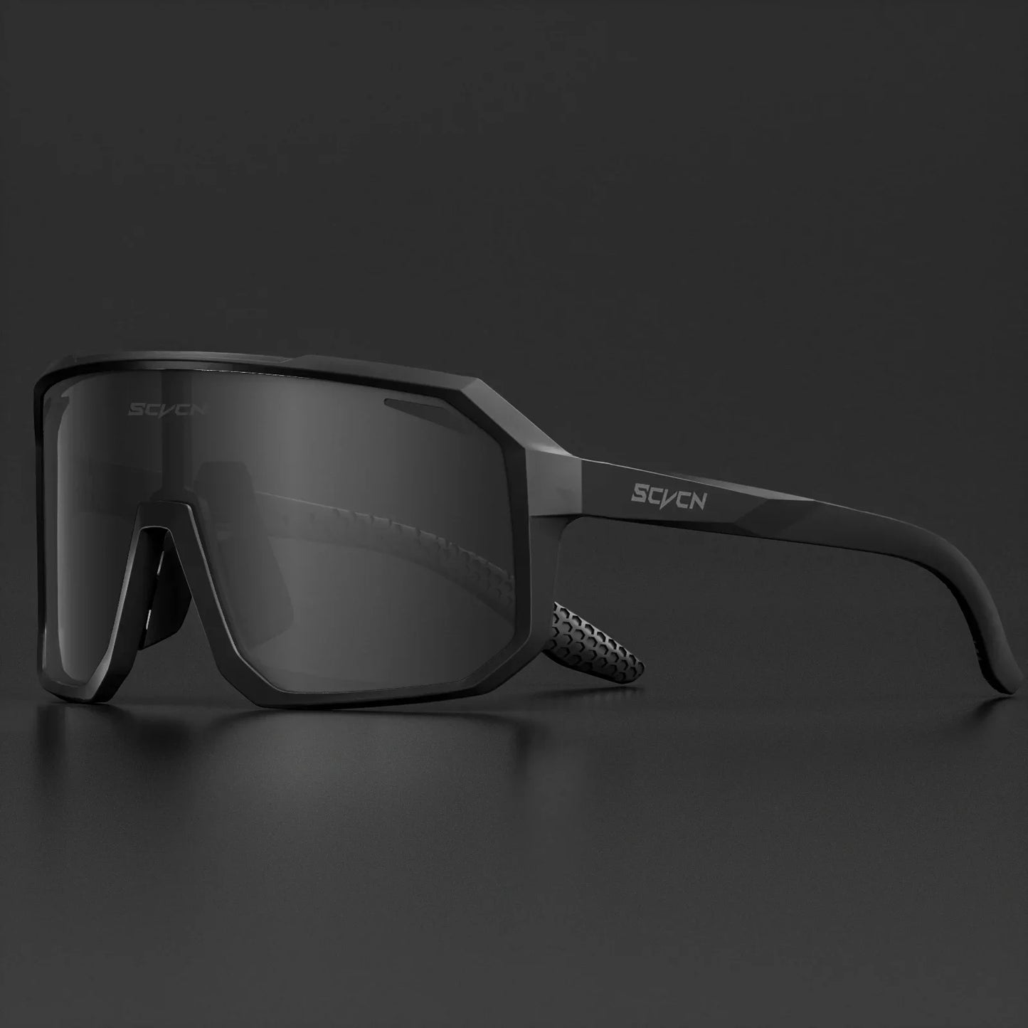 SCVCN Photochromic Cycling Glasses Bike Mountain Bicycle Golf UV400 Sunglasses Sport Protection Glasses for Men Women Baseball