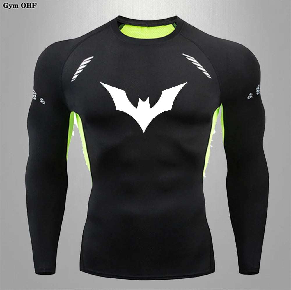 Unisex Athletic Compression Shirt | Breathable Lycra Base Layer, Anti-Sweat Performance Top
