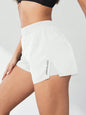Women's High-Waist Stretch Shorts | Premium Terylene Blend, Functional Pockets & Slim Fit